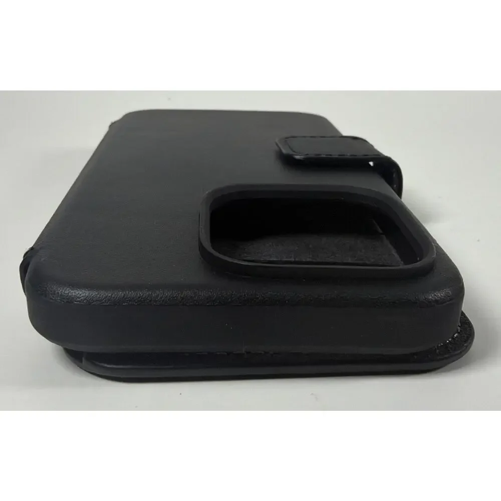 Nomad Modern Black Leather Folio fo r iPhone 14 Pro - Open Box